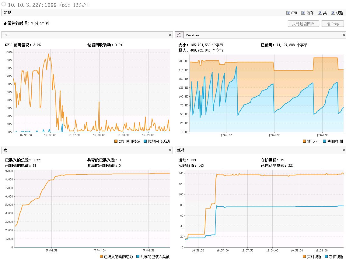 使用VisualVM对JAVA程序进行性能分析及调优